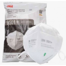 3M PARTICULATE RESPIRATOR 9501+, KN95/P2, 50PCS/PACK