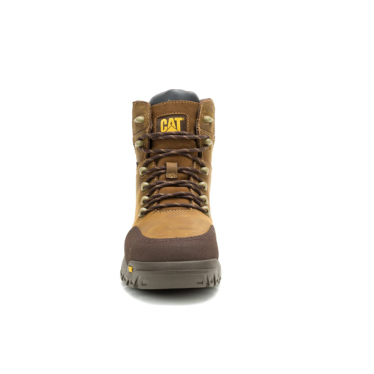 Caterpillar Men's Resorption Waterproof Composite Toe Work Boot -Real Brown