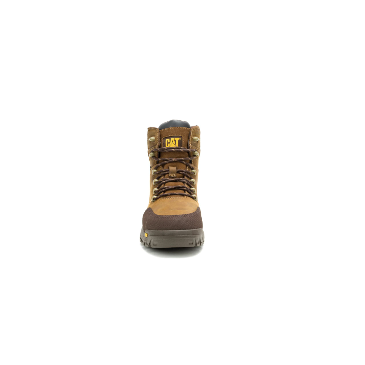 Caterpillar Men's Resorption Waterproof Composite Toe Work Boot -Real Brown