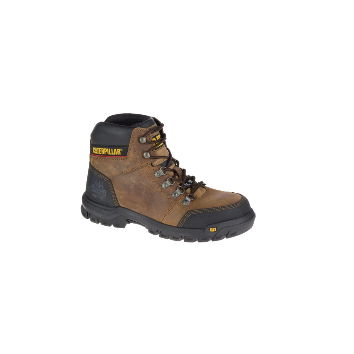 Caterpillar Men's Outline Steel Toe Work Boot -Dark Beige