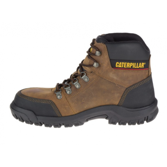 Caterpillar Men's Outline Steel Toe Work Boot -Dark Beige