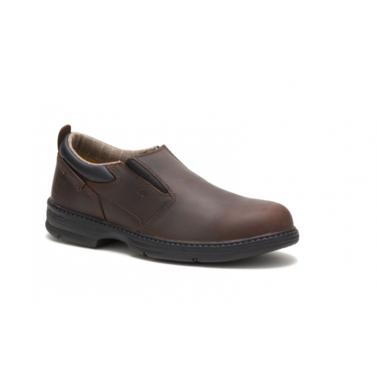 Caterpillar Men's Conclude Steel Toe Work Shoe -Dark Brown