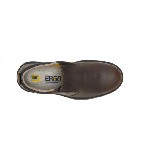 Caterpillar Men's Conclude Steel Toe Work Shoe -Dark Brown