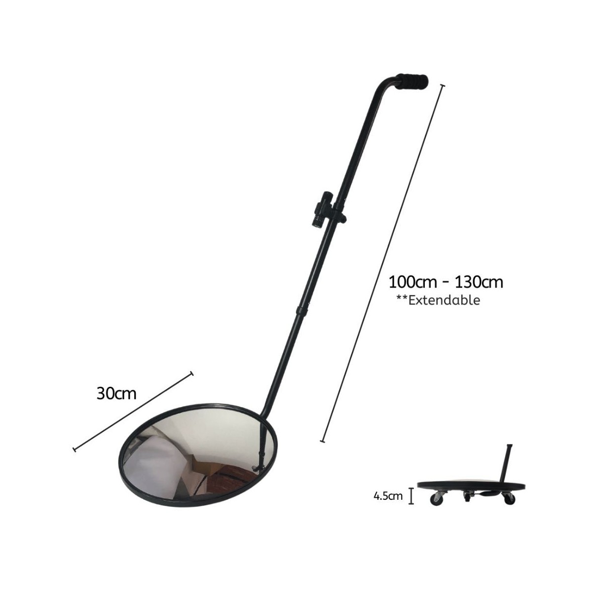 Vehicle Inspection Mirror 12"