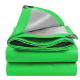 Waterproof  Tarpaulin Sheet Green/Silver