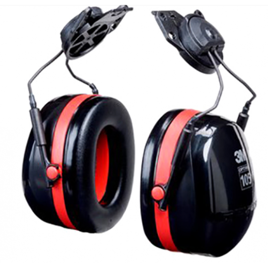 3M Optime 105 Earmuff, Hard Hat
