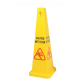 Caution Sqaure Cone - Wet Floor