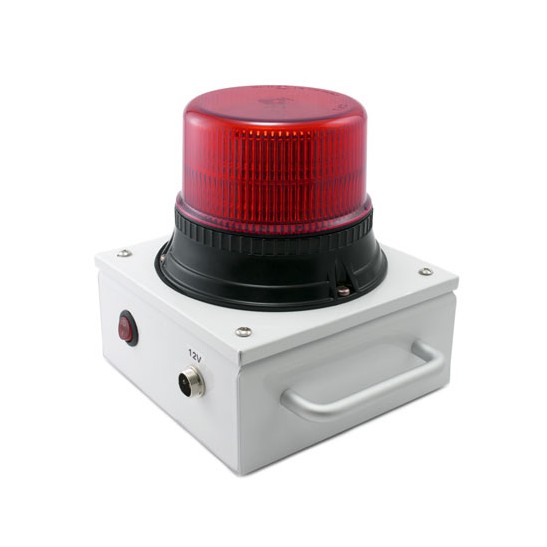 LED Strobe 36W Battery Operated (Red)