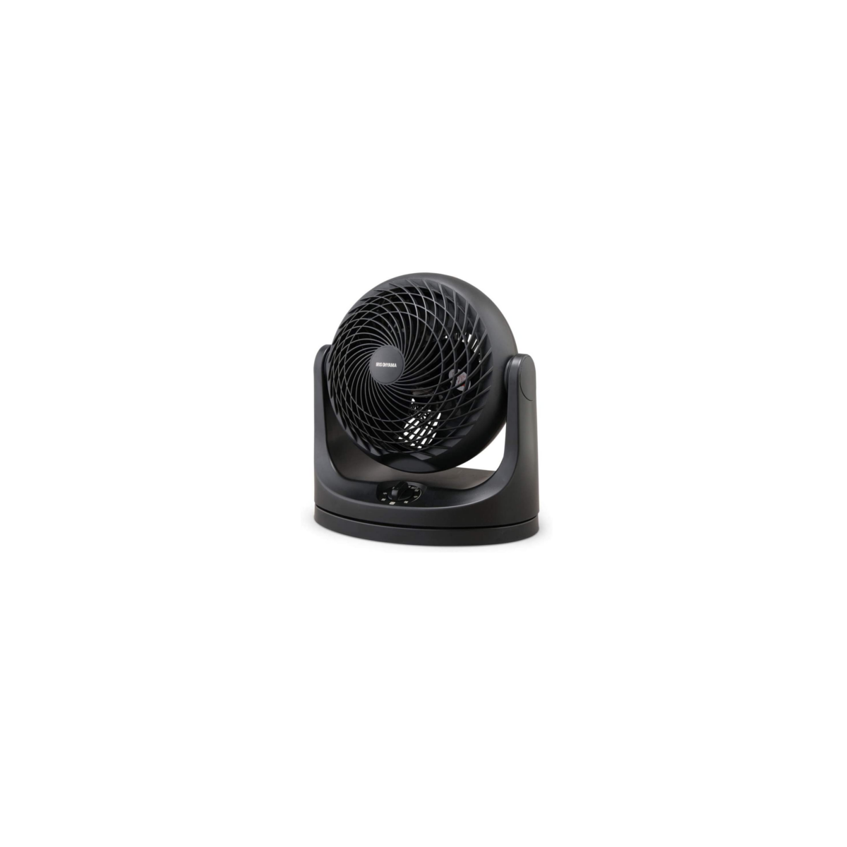 Iris Ohyama Horizontal Swing Type Compact Circulator Fan 7" Black