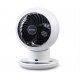 Iris Ohyama Compact Oscillation Circulator Fan 6" White