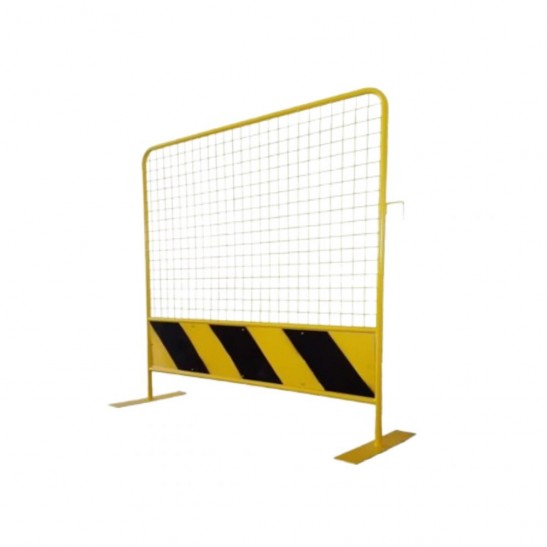 High Fencing Barricade ( Black / Yellow ) 1.8 x 1.8 m