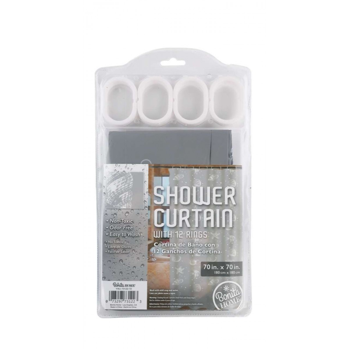 Shower Curtain 1.8m x 1.8m