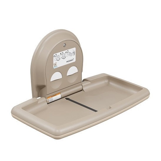 Koala Kare Surface Horizontal Beige Baby Changing Station