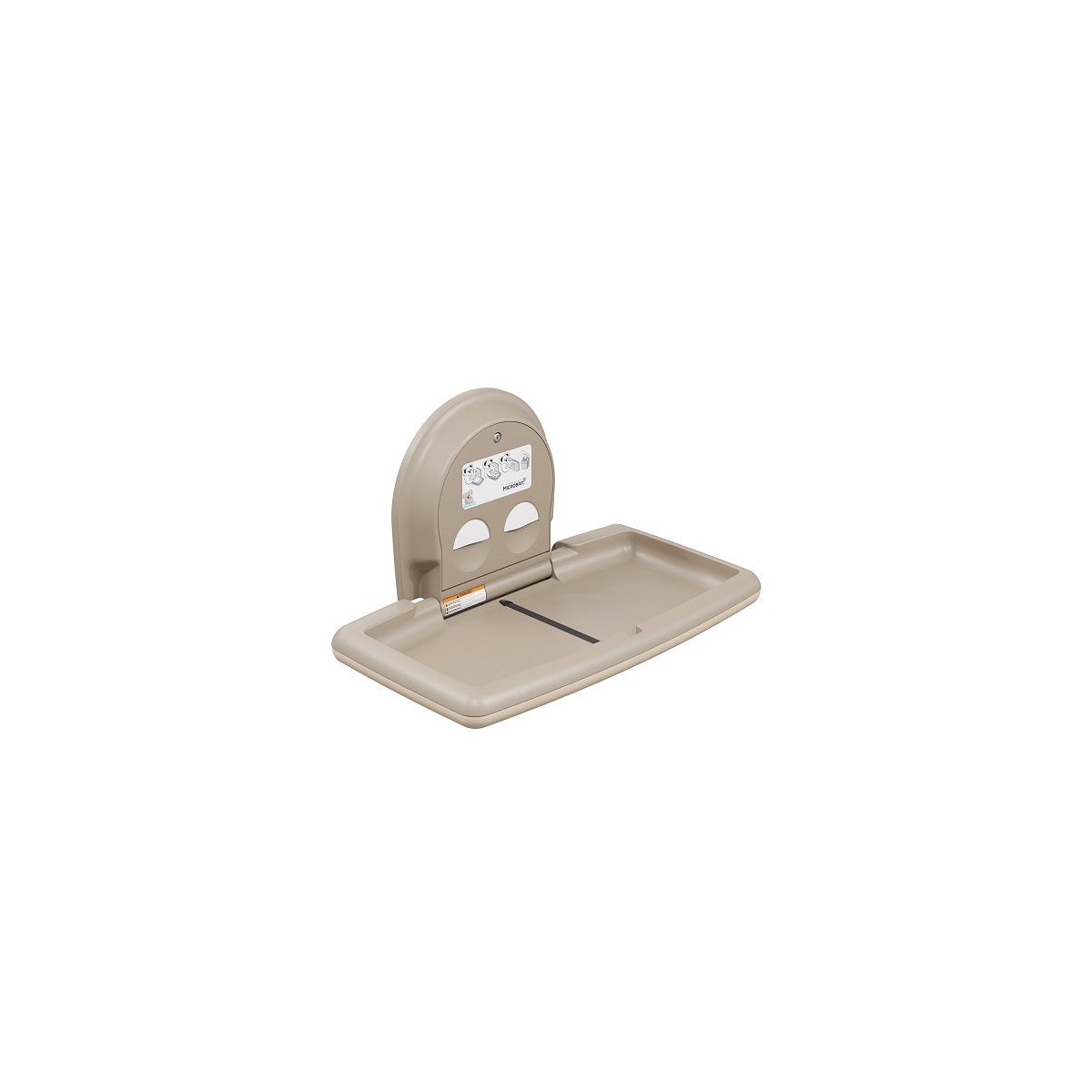 Koala Kare Surface Horizontal Beige Baby Changing Station