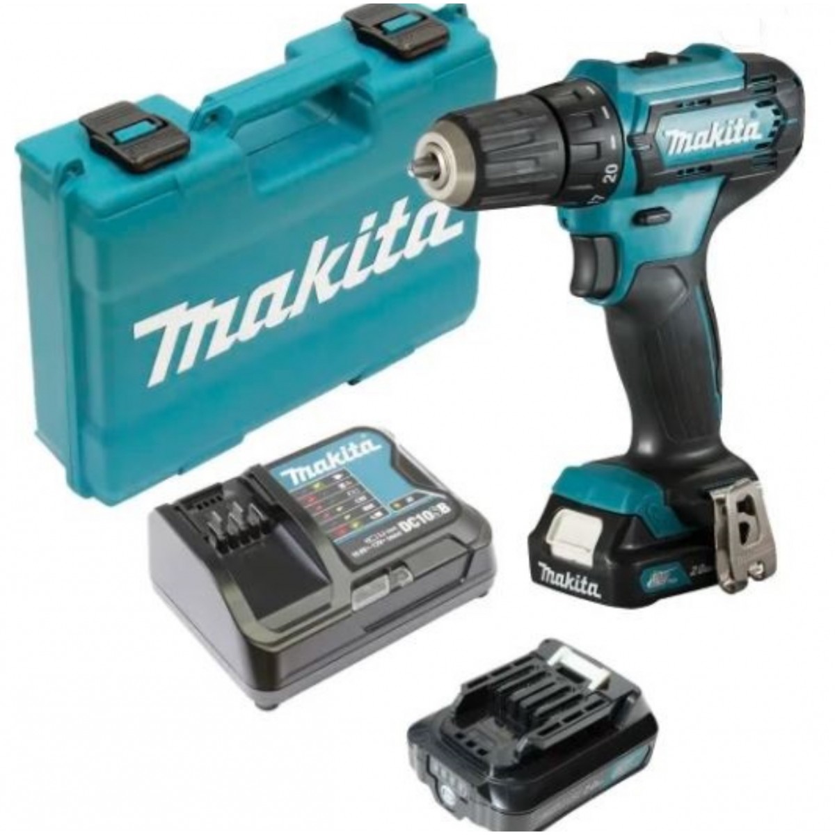 Makita 12V 2.0Ah 10mm (3/8") Cordless Driver Drill
