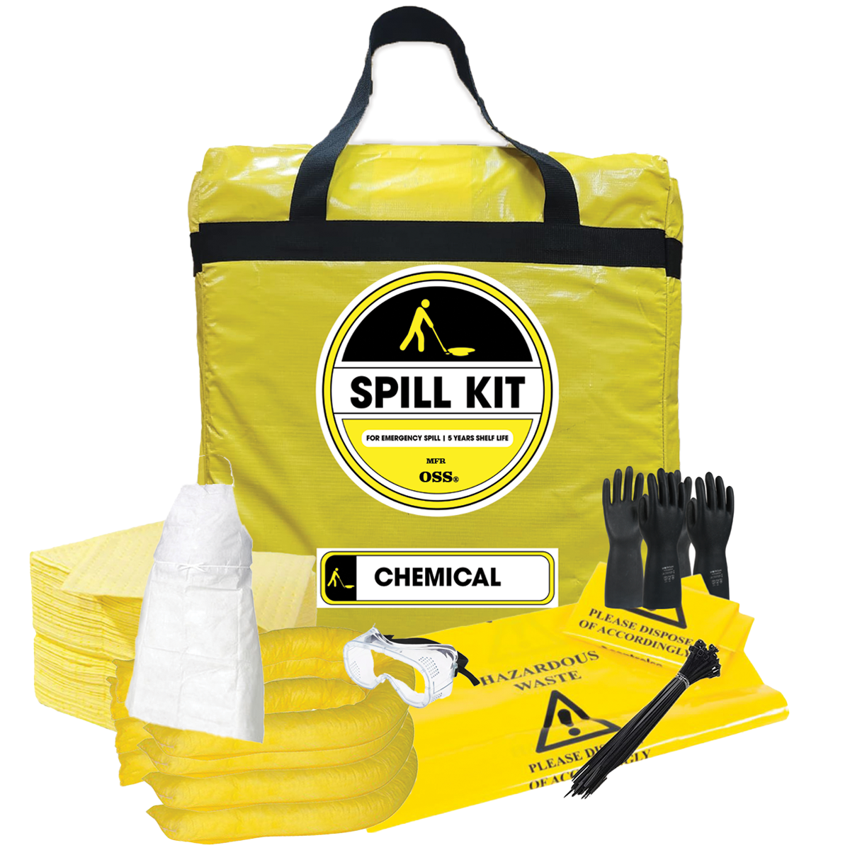 OSS 40L Hazchem / Chemical Spill Kit