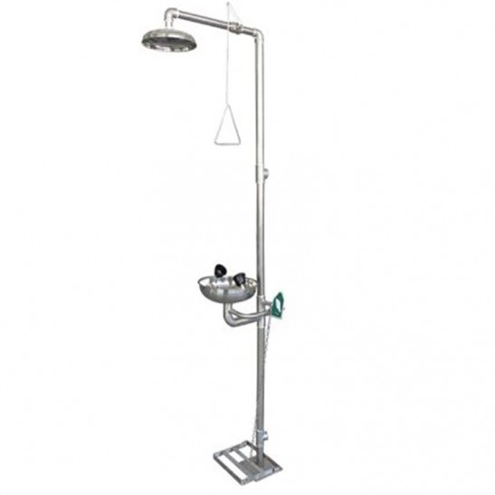 Terysafe Stainless Steel Safety Shower & Eye Wash