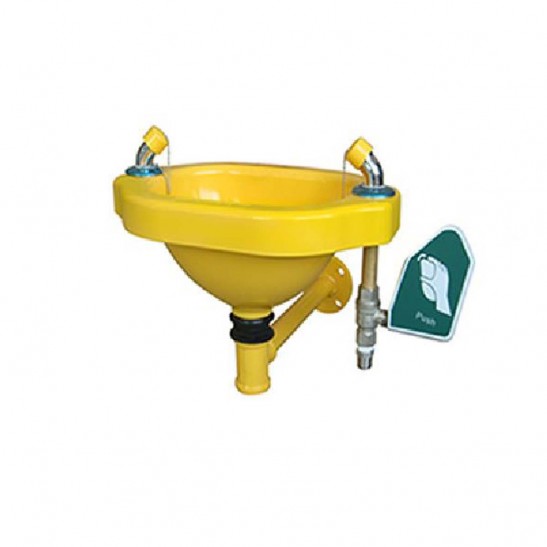 Terysafe Galvanized Wall Mounted Emergency Eyewash