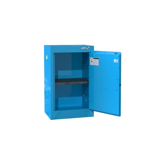 Safetystar Acid/ Corrosive Safety Cabinet 12 Gallons Blue Manual Close 1 Door