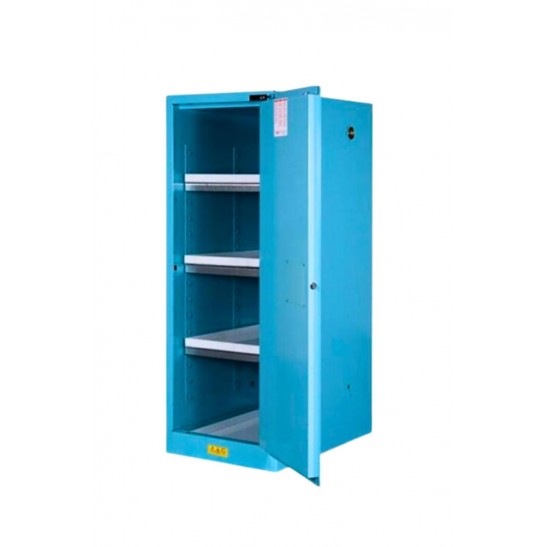 Sefetystar Acid/ Corrosive Safety Cabinet 54 Gallons Blue Manual Close 1 Door