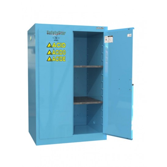 Sefetystar Acid / Corrosive Safety Cabinet 90 Gallon2 Manual Close Doors