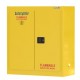 Safetystar Yellow Flammable Safety Cabinet 30 Gallons Yellow Manual Closing 2 doors