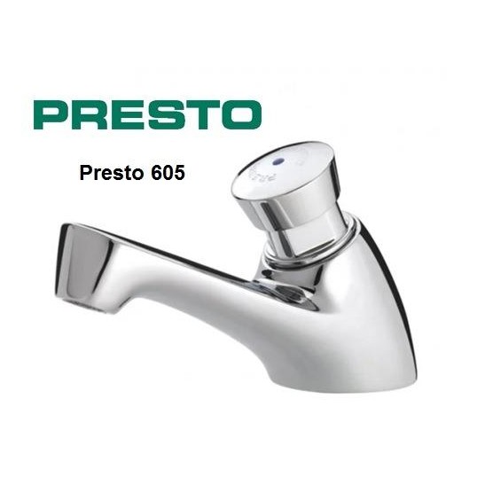 PRESTO SELF CLOSING DELAY ACTION BASIN WATER TAP