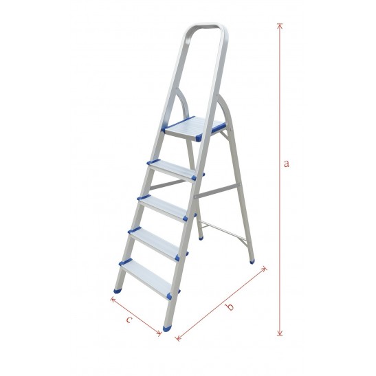 Domestic Aluminium Ladder Step 6