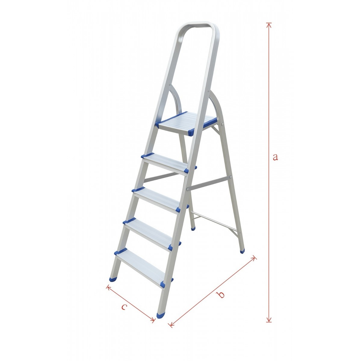 Domestic Aluminium Ladder Step 6