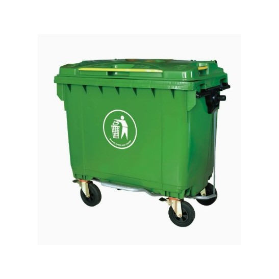 Rubbish Bin 660L with Wheels