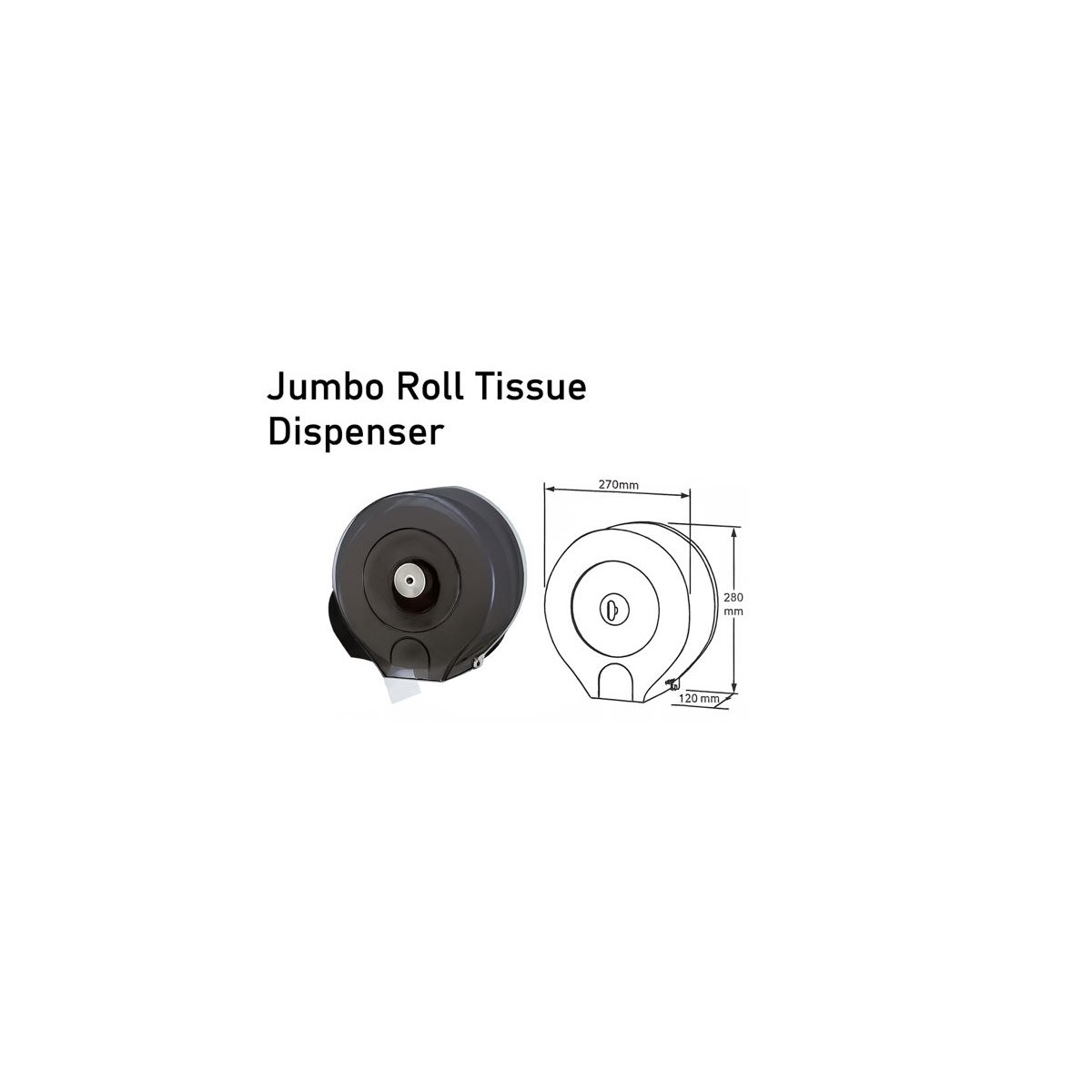 Peco Jumbo Roll Tissue Dispenser P-325