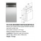 Peco Recessed Waste Receptacle PW-767B