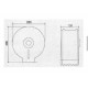 Peco Stainless Steel Jumbo Roll Dispenser