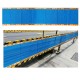 Fire Retardant PVC Barricade Net 0.65M x 6M with Orange Lining