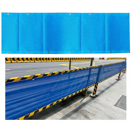 Fire Retardant PVC Barricade Net 0.65M x 6M