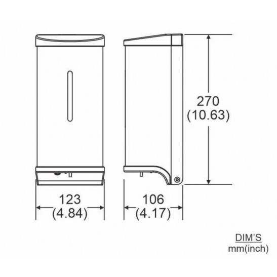 Peco Auto SS Liquid Soap Dispenser AC HK-RSD