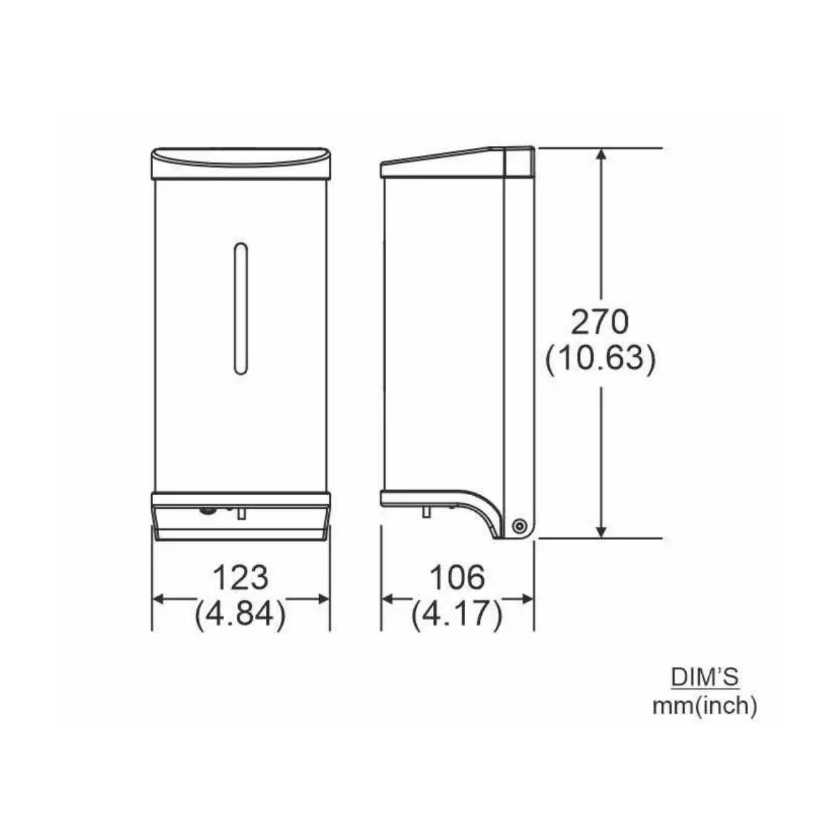 Peco Auto SS Liquid Soap Dispenser AC HK-RSD