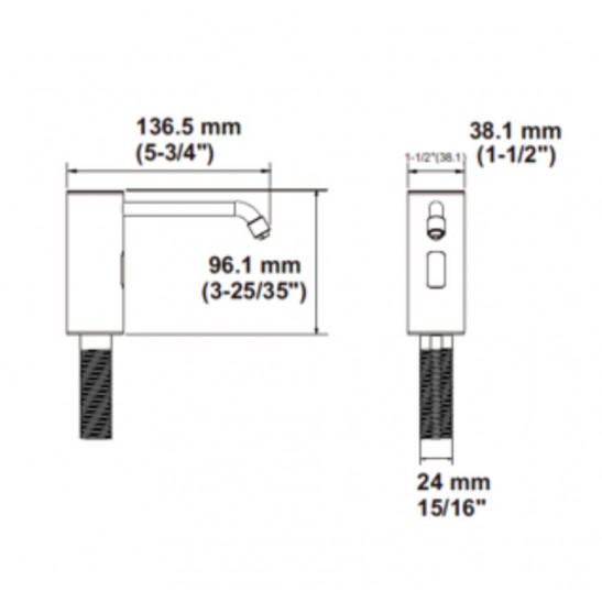 Peco Deck Mounted Auto Soap Dispenser Foam Type