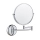 Magnifying & Plain Glass Shaving Mirror